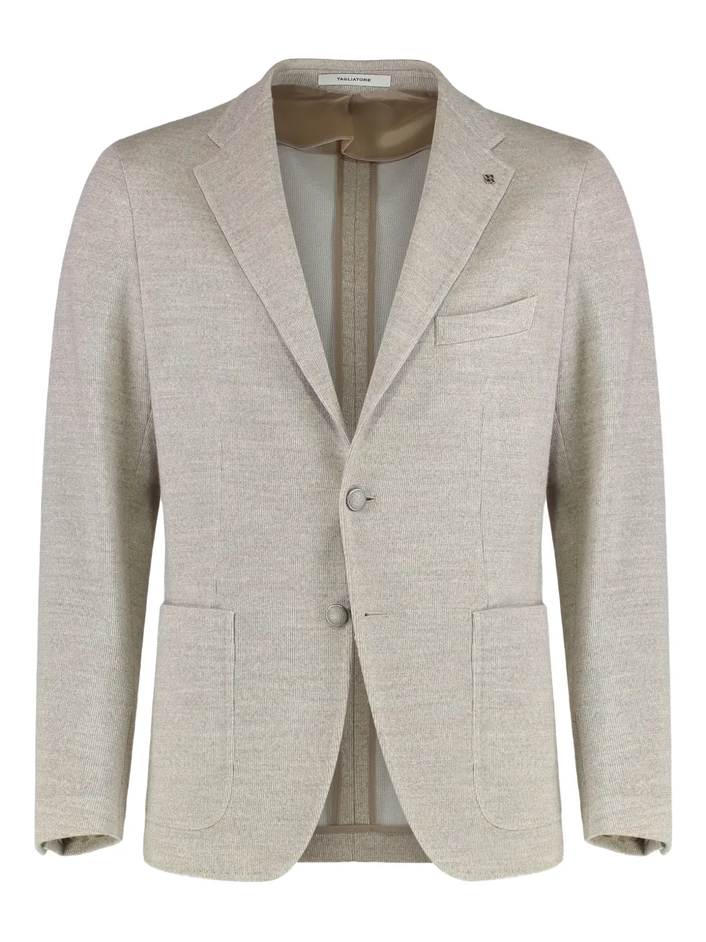 Однобортный пиджак на пуговицах Tagliatore, нейтральный
Однобортный пиджак на пуговицах Tagliatore, нейтральный
