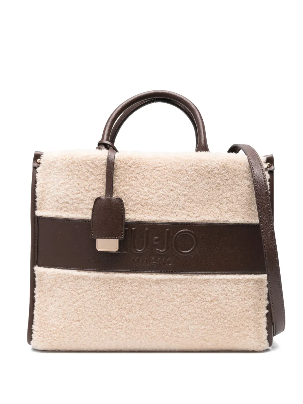 Сумка-шоппер с эффектом овчины LIU JO, нейтральный
Сумка-шоппер с эффектом овчины LIU JO, нейтральный