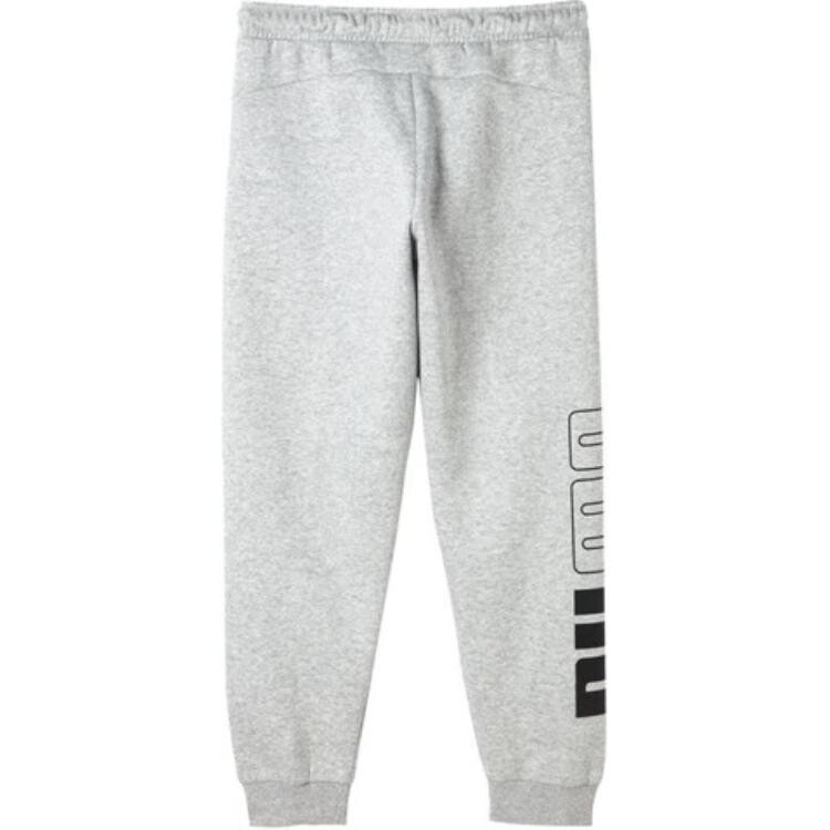 Детские трикотажные спортивные штаны Puma, светло-серый