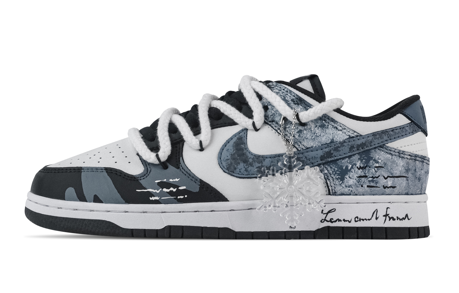 Nike Данк Полярный Шторм устойчивые к истиранию противоскользящие низкие скейтборд кроссовки унисекс черно-синие, цвет Black Blue
Nike Данк Полярный Шторм устойчивые к истиранию противоскользящие низкие скейтборд кроссовки унисекс черно-синие, цвет Black Blue