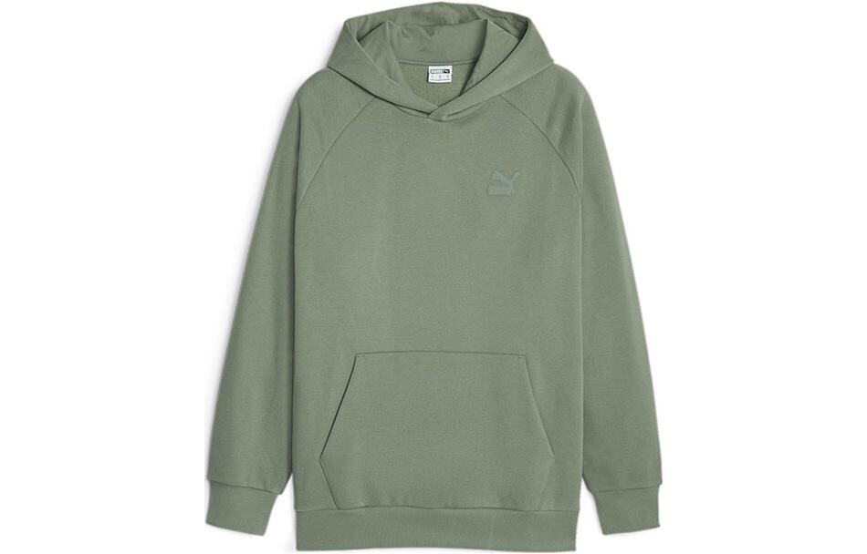 Свитшот унисекс зеленый Puma, зеленый 
Свитшот унисекс зеленый Puma, зеленый