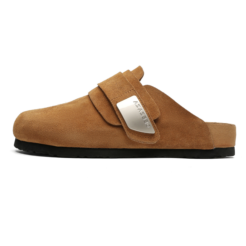 KUNGFUDEER Закрытые тапочки унисекс каштановые, цвет Chestnut 
KUNGFUDEER Закрытые тапочки унисекс каштановые, цвет Chestnut