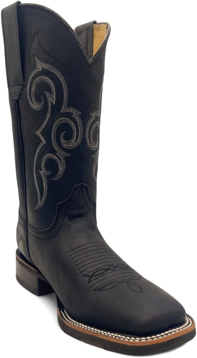 Мужские ковбойские сапоги Western Shops с квадратным носком, из кожи, средней высоты голенища, с резиновой подошвой The Western Shops, Crazy Negro
Мужские ковбойские сапоги Western Shops с квадратным носком, из кожи, средней высоты голенища, с резиновой подошвой The Western Shops, Crazy Negro