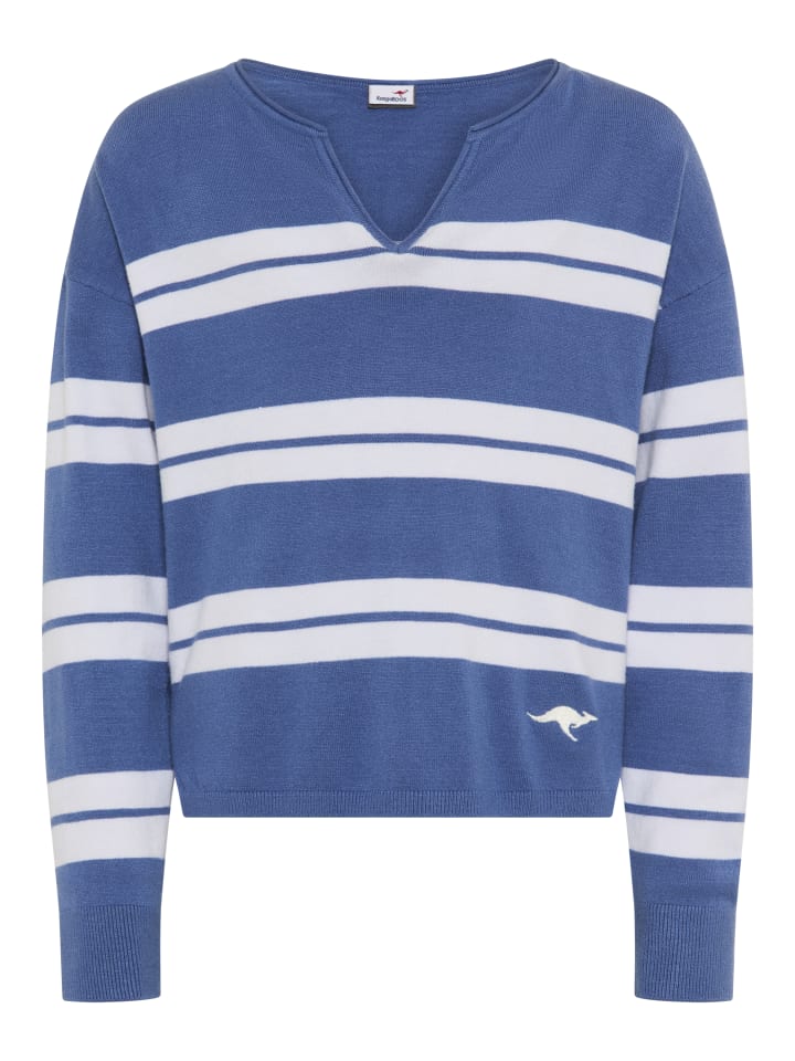 вязаный свитер в синюю полоску Kangaroos
вязаный свитер в синюю полоску Kangaroos