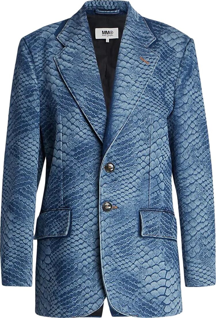 Блейзер MM6 Maison Margiela Blazer 'Blue Wash With Snake Print', синий
Блейзер MM6 Maison Margiela Blazer 'Blue Wash With Snake Print', синий
