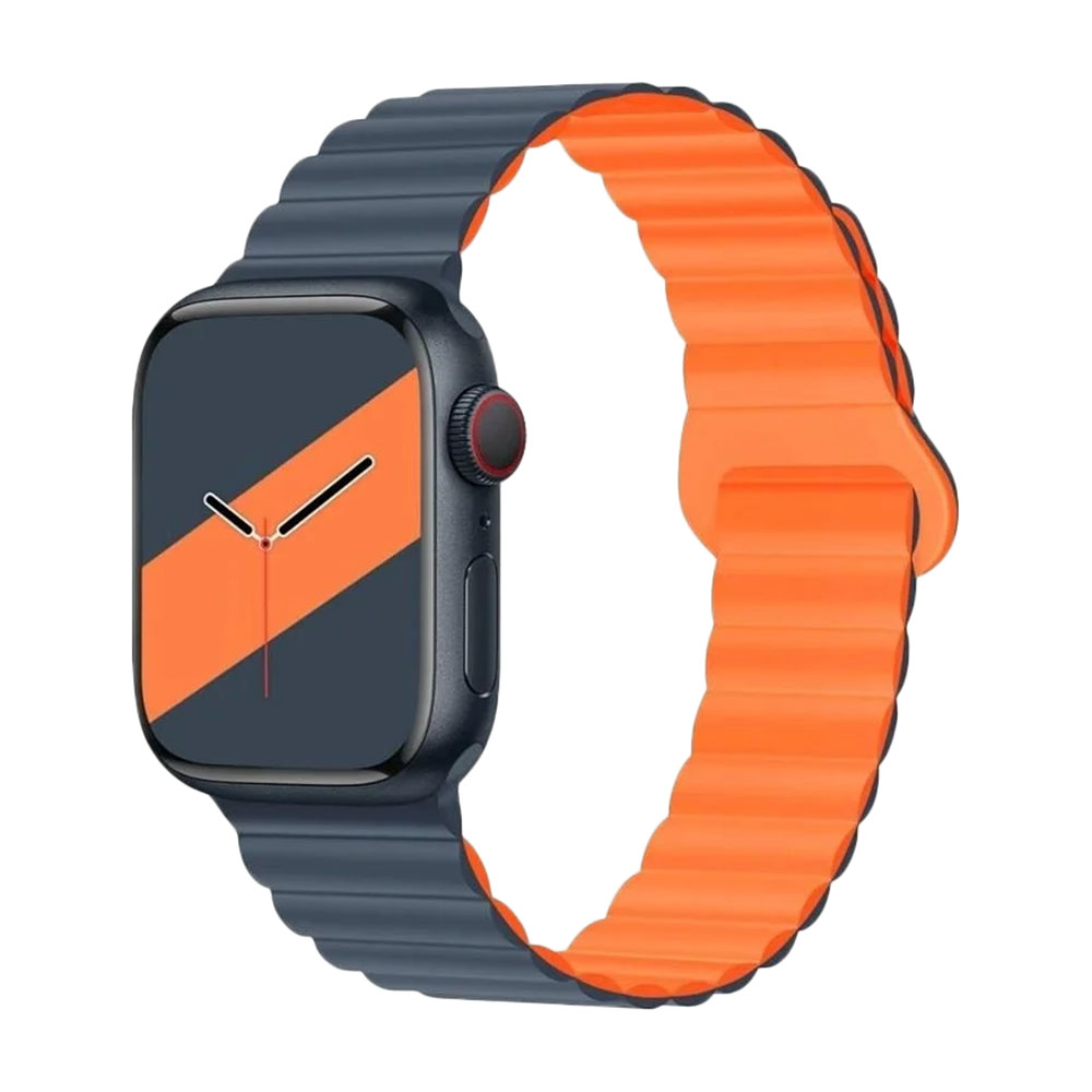 Ремешок Wepro для часов Apple Watch Series 10, 225 мм, темно-синий/оранжевый
Ремешок Wepro для часов Apple Watch Series 10, 225 мм, темно-синий/оранжевый