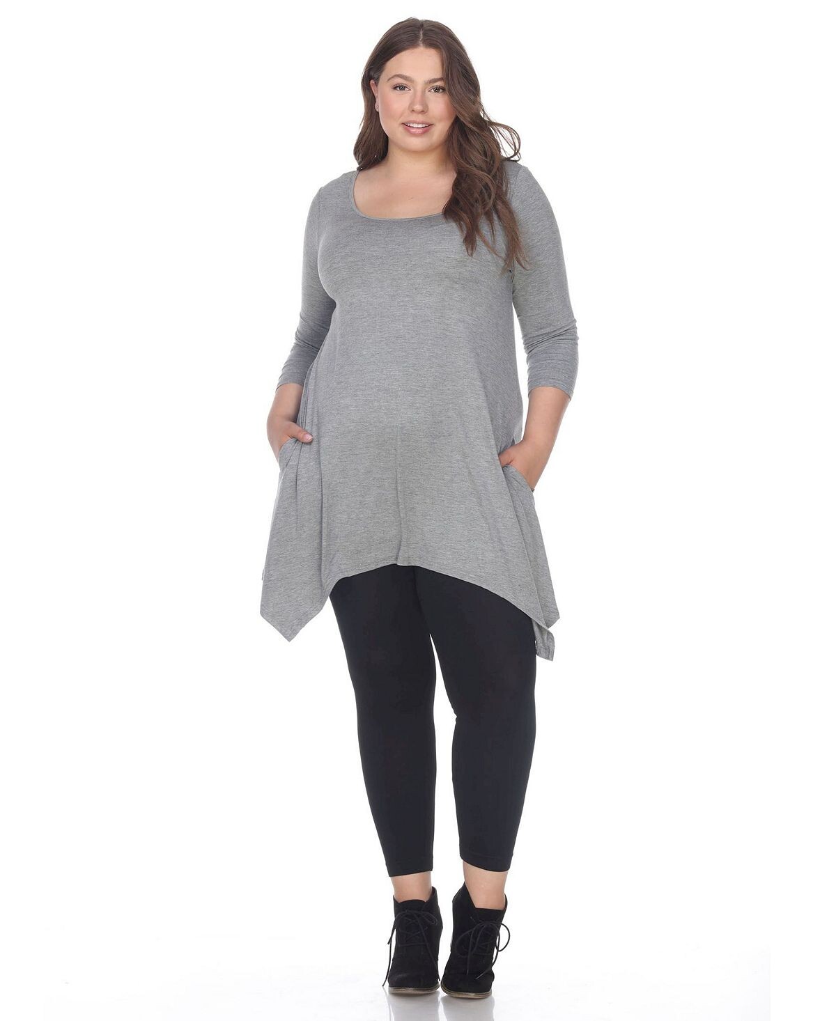 Плюс размер топ-туника makayla White Mark, мульти
Плюс размер топ-туника makayla White Mark, мульти