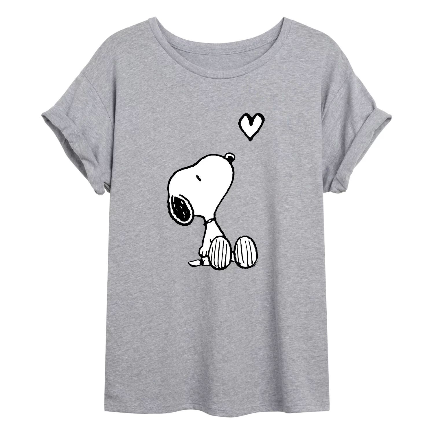 Детская струящаяся футболка Peanuts Snoopy Heart Licensed Character, серый
Детская струящаяся футболка Peanuts Snoopy Heart Licensed Character, серый