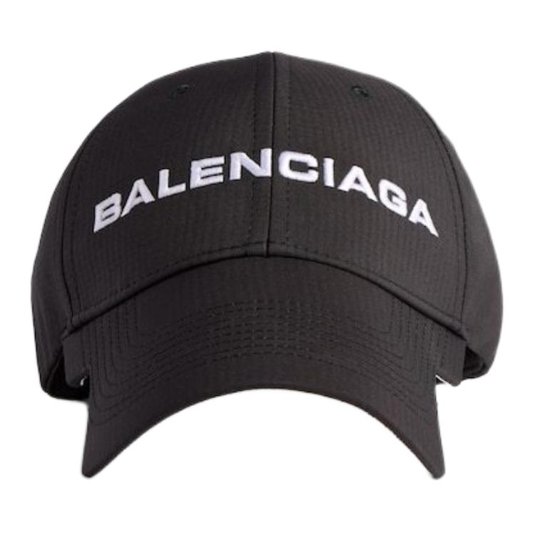 Бейсболка с вышитым логотипом Balenciaga, черный
Бейсболка с вышитым логотипом Balenciaga, черный