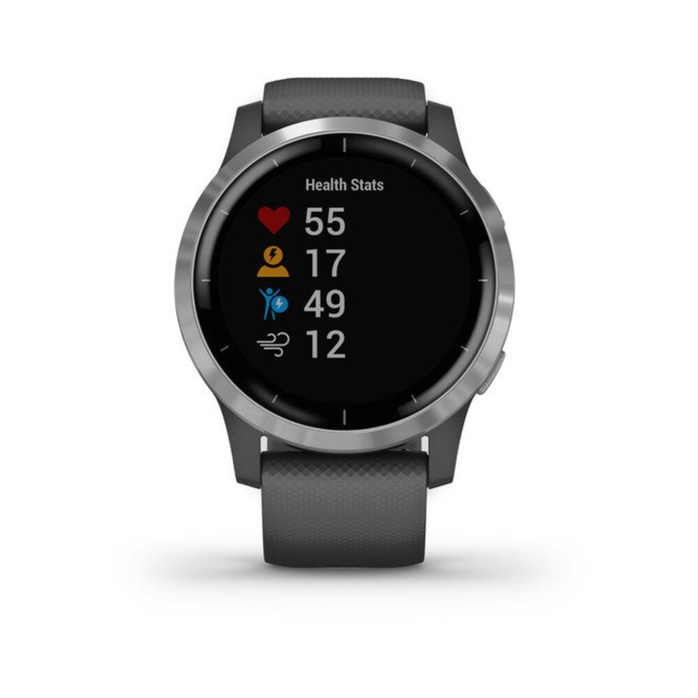 Умные часы Garmin VívoActive 4, 1.3", Wi-Fi, серебристый/серый 
Умные часы Garmin VívoActive 4, 1.3", Wi-Fi, серебристый/серый