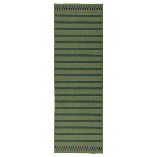 Ковер тканый для дома, улицы в полоску Ikea Korsning, 80x250 см, зеленый/фиолетовый
Ковер тканый для дома, улицы в полоску Ikea Korsning, 80x250 см, зеленый/фиолетовый