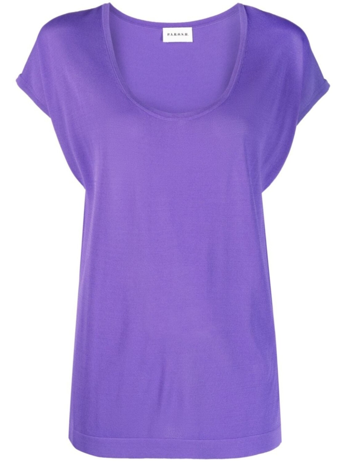 P.A.R.O.S.H. трикотажный топ с короткими рукавами, фиолетовый
P.A.R.O.S.H. трикотажный топ с короткими рукавами, фиолетовый