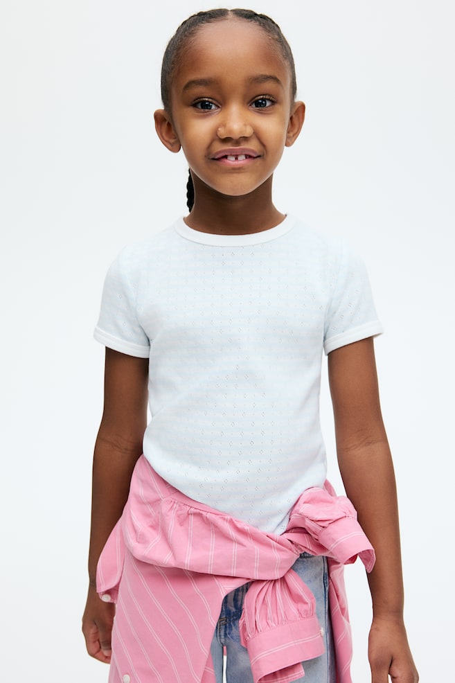 Рубашка с короткими рукавами из трикотажного полотна. H&M, мультиколор
Рубашка с короткими рукавами из трикотажного полотна. H&M, мультиколор