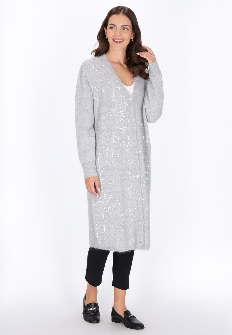 Кардиган usha Cardigan, Light Grey Melange/Light Grey
Кардиган usha Cardigan, Light Grey Melange/Light Grey