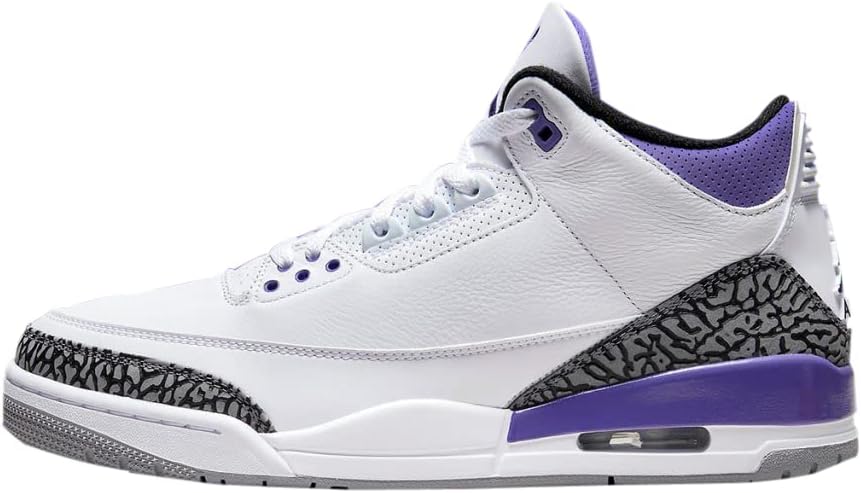 Кроссовки Retro Air Jordan 3 - White, Black, Dark Iris, Violet Haze by Nike, белый/черный/фиолетовый
Кроссовки Retro Air Jordan 3 - White, Black, Dark Iris, Violet Haze by Nike, белый/черный/фиолетовый