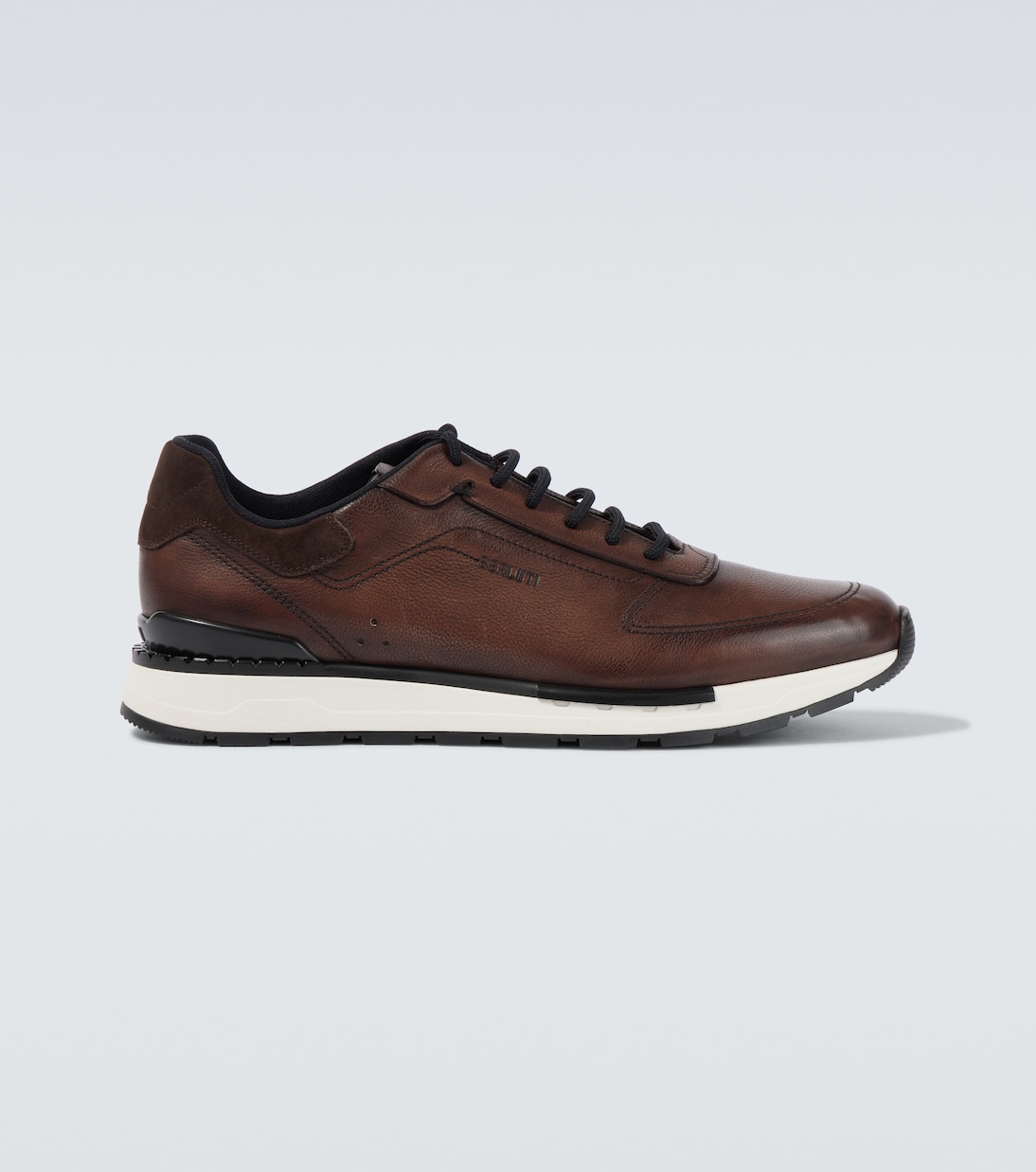 Кожаные кроссовки Fast Track Berluti, Soft Brown 
Кожаные кроссовки Fast Track Berluti, Soft Brown
