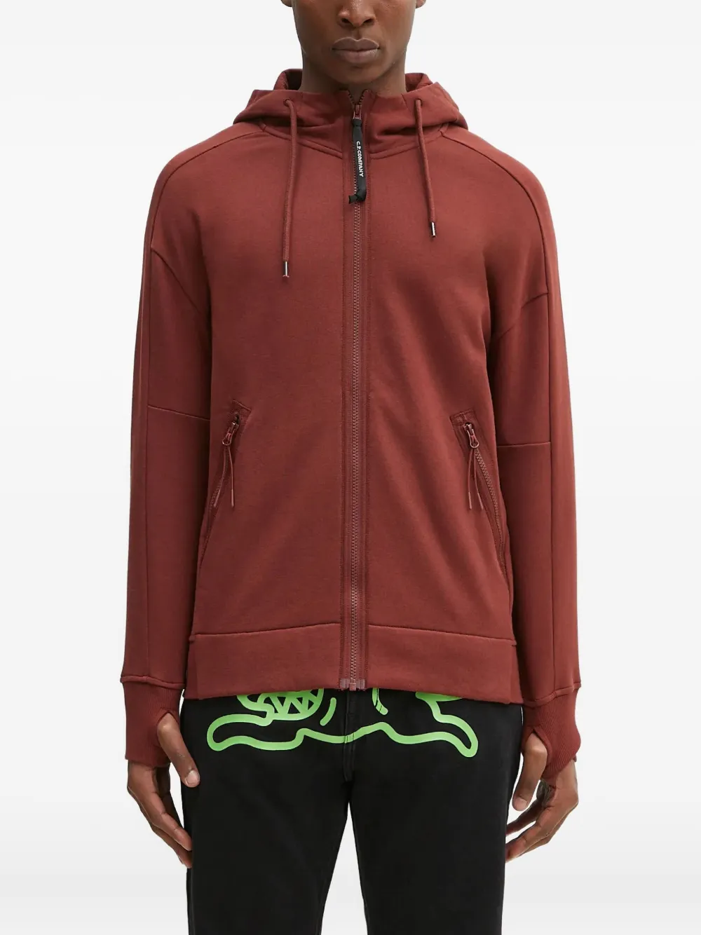 Толстовка с капюшоном и застежкой-молнией C.P. Company, коричневый
Толстовка с капюшоном и застежкой-молнией C.P. Company, коричневый