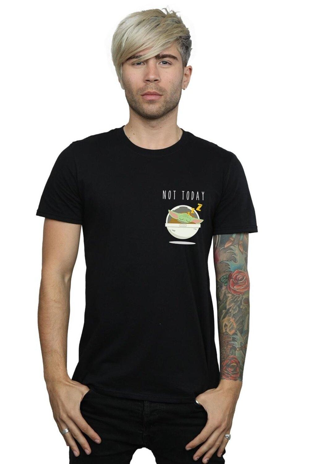 Футболка с искусственным карманом The Mandalorian Not Today Star Wars, черный
Футболка с искусственным карманом The Mandalorian Not Today Star Wars, черный