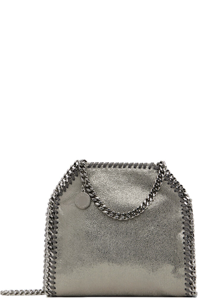 Серебряная маленькая сумка Falabella Stella McCartney
Серебряная маленькая сумка Falabella Stella McCartney