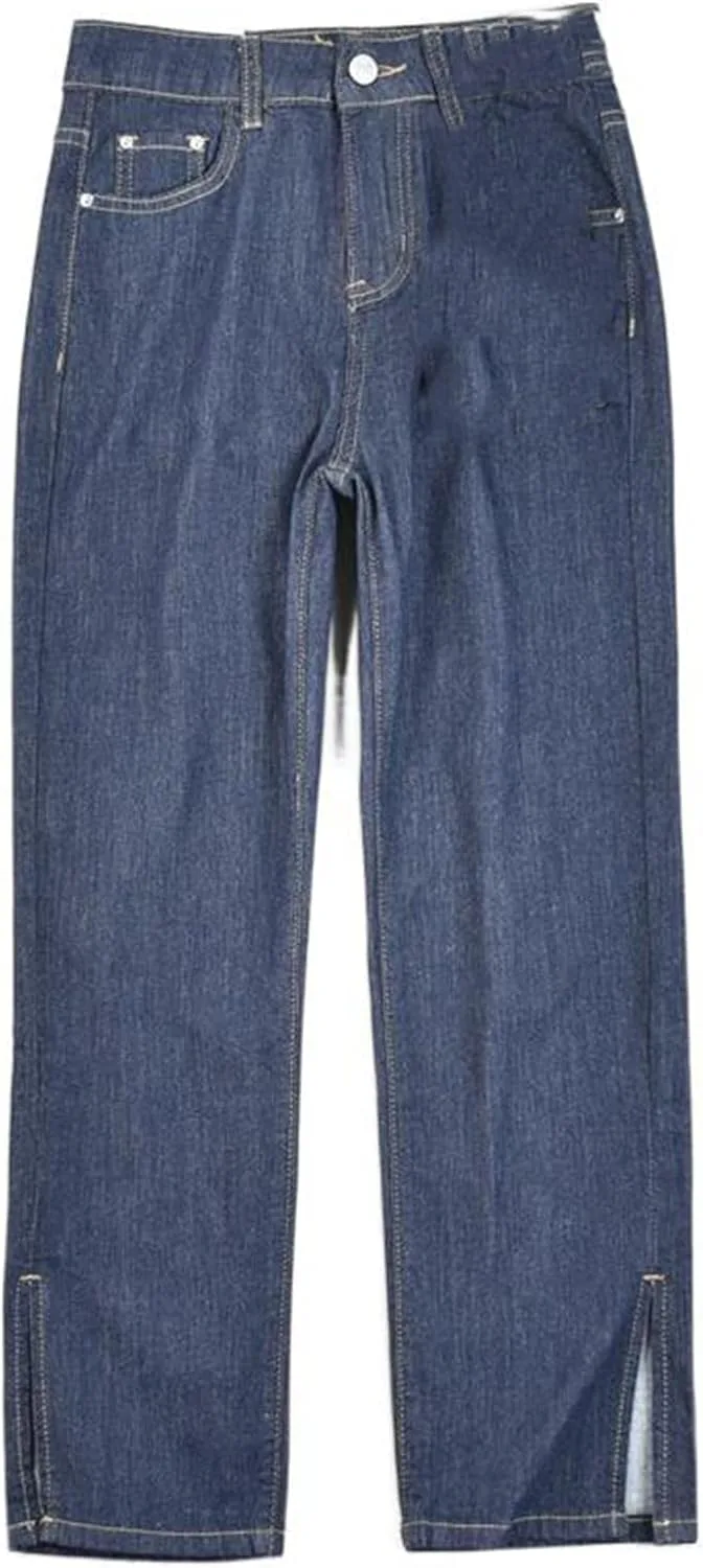 Женские джинсы slim fit с высокой талией и разрезом по низу KOSFESFJHD
Женские джинсы slim fit с высокой талией и разрезом по низу KOSFESFJHD