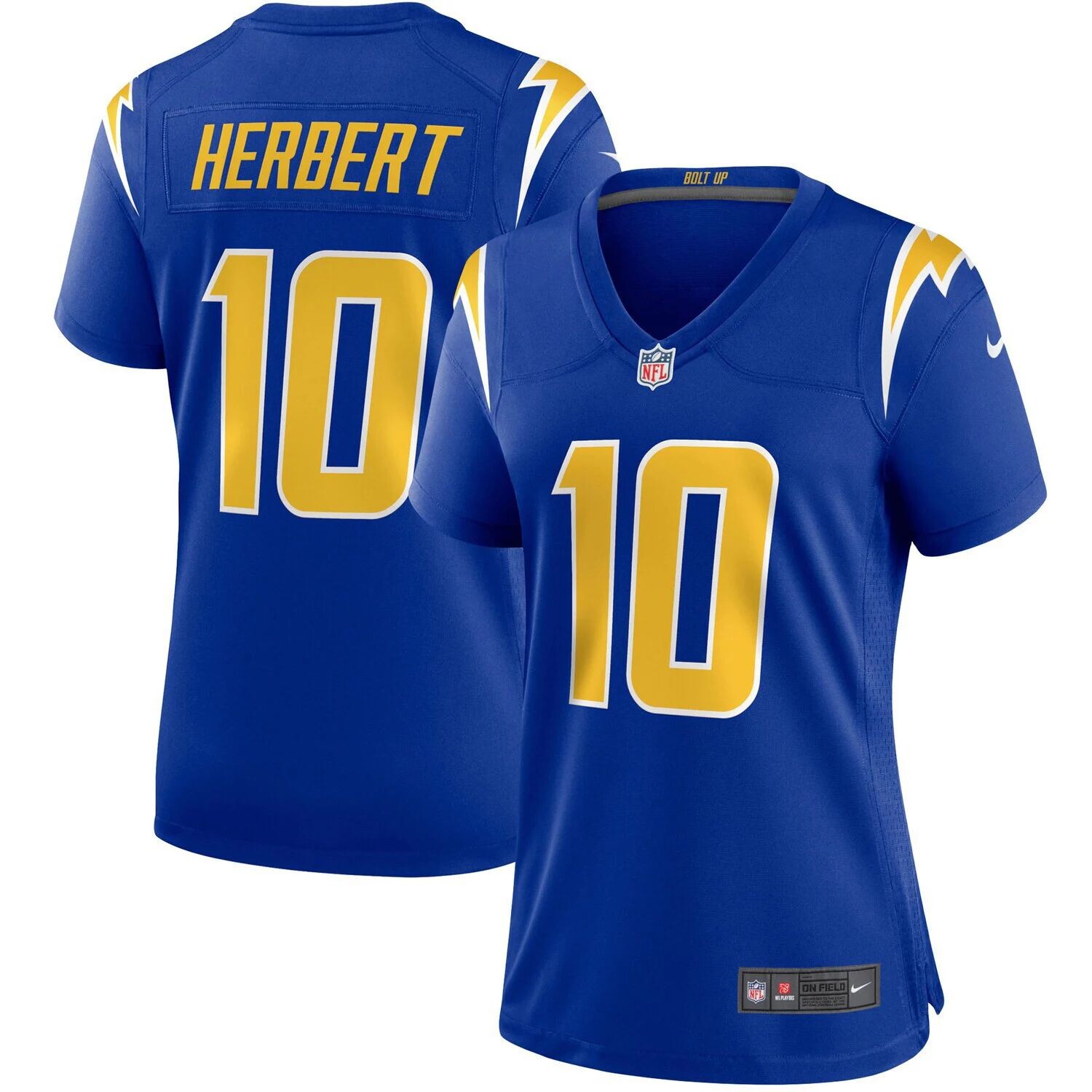 Женское игровое джерси Nike Justin Herbert Royal Los Angeles Chargers Nike
Женское игровое джерси Nike Justin Herbert Royal Los Angeles Chargers Nike
