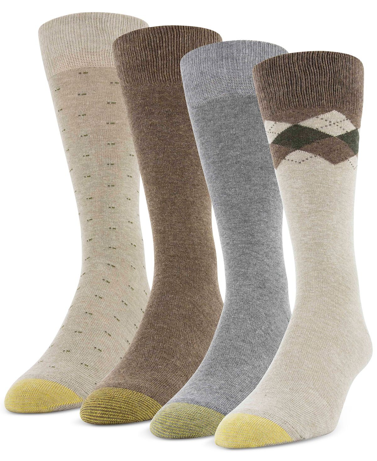Набор из 4 повседневных мужских носков Argyle Crew Gold Toe
Набор из 4 повседневных мужских носков Argyle Crew Gold Toe