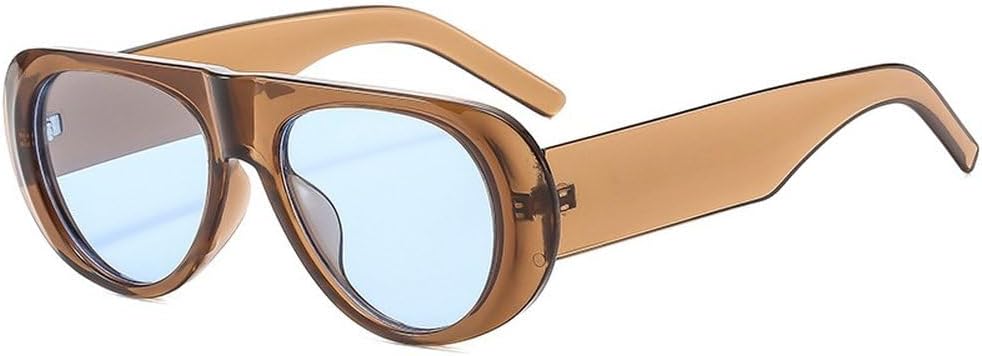 Популярные модные женские солнцезащитные очки-пилот в стиле ретро, сине-зеленые оттенки, защита от ультрафиолета UV400; мужские модные солнцезащитные очки с широкими дужками SKFGNX, Tea Blue
Популярные модные женские солнцезащитные очки-пилот в стиле ретро, сине-зеленые оттенки, защита от ультрафиолета UV400; мужские модные солнцезащитные очки с широкими дужками SKFGNX, Tea Blue