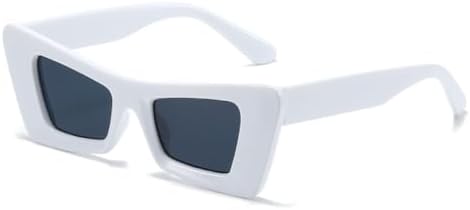 Ретро-солнцезащитные очки «кошачий глаз» для женщин, модные желто-зеленые оттенки, защита от ультрафиолета UV400, трендовые контрастные солнцезащитные очки для мужчин MTZJH, White Grey
Ретро-солнцезащитные очки «кошачий глаз» для женщин, модные желто-зеленые оттенки, защита от ультрафиолета UV400, трендовые контрастные солнцезащитные очки для мужчин MTZJH, White Grey