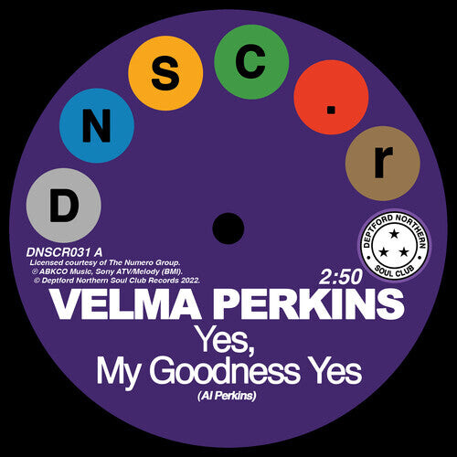 Сингл 7" Perkins, Velma / Johnson, Hawkins / Tatum & Durr: Goodness Yes / You Can't Blame Me
Сингл 7" Perkins, Velma / Johnson, Hawkins / Tatum & Durr: Goodness Yes / You Can't Blame Me