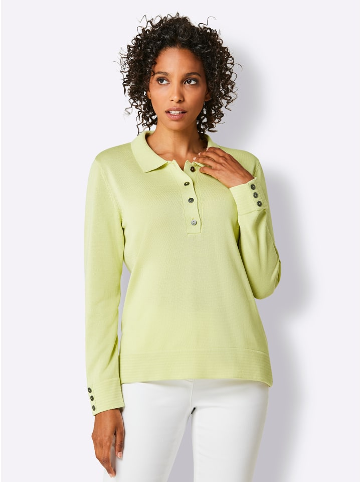 Свитер поло фисташкового цвета creation L
Свитер поло фисташкового цвета creation L