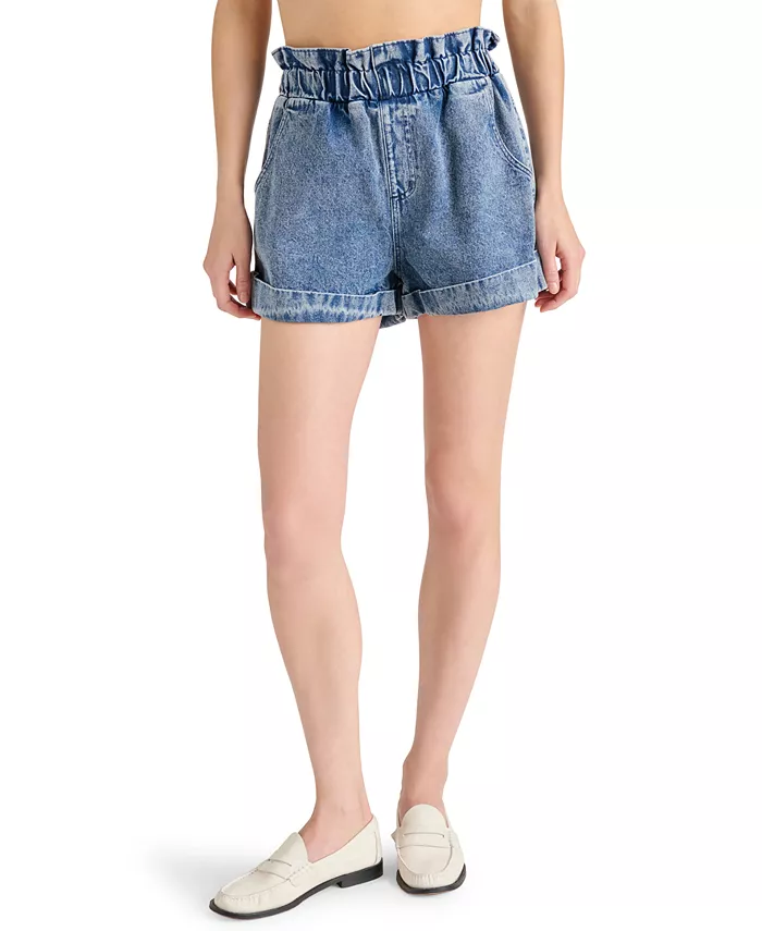 Женские шорты Elare из хлопкового денима с высокой талией Steve Madden, синий
Женские шорты Elare из хлопкового денима с высокой талией Steve Madden, синий