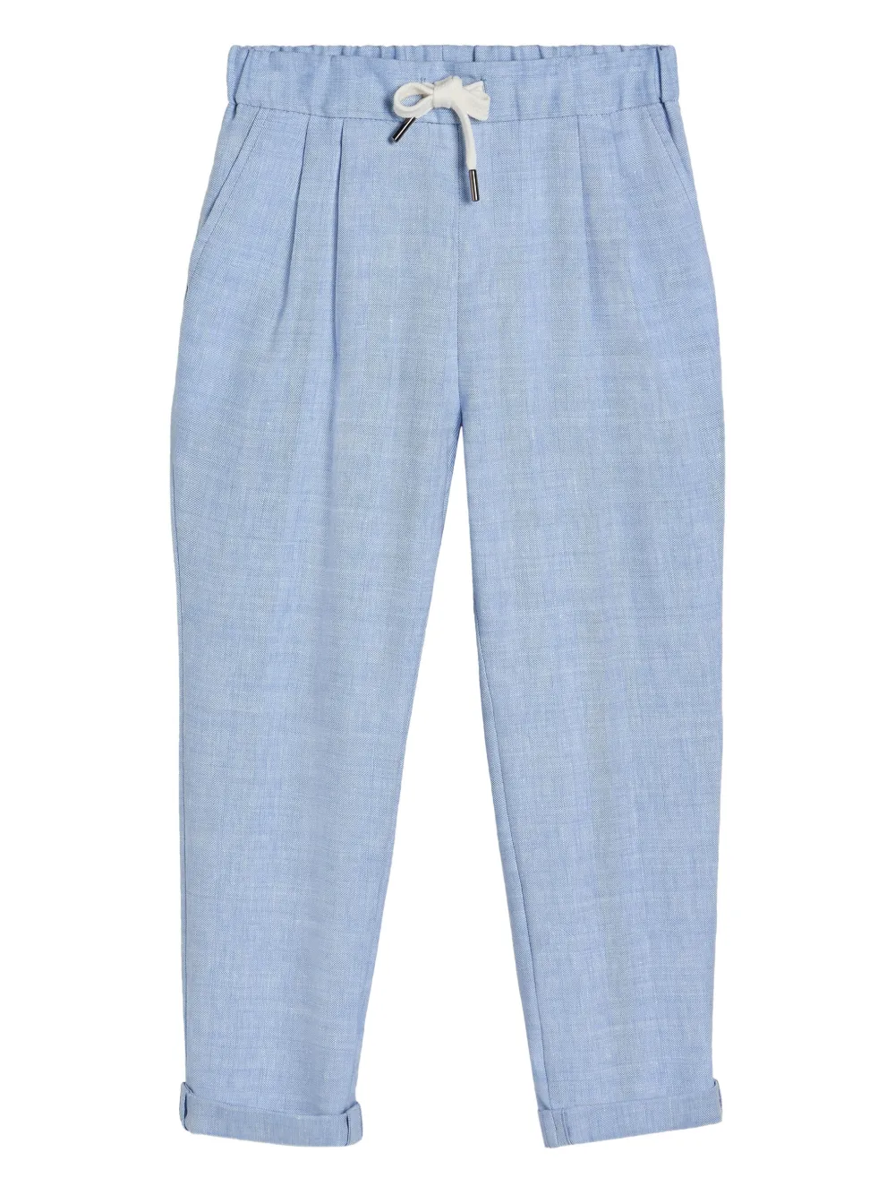 Брюки с кулиской Brunello Cucinelli Kids, синий
Брюки с кулиской Brunello Cucinelli Kids, синий