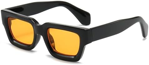 Ретро-солнцезащитные очки 2026 года, маленькие, для женщин и мужчин, винтажные, массивные, квадратные, с толстой оправой, защита от УФ-излучения UV400 MTZJH, Black Yellow
Ретро-солнцезащитные очки 2026 года, маленькие, для женщин и мужчин, винтажные, массивные, квадратные, с толстой оправой, защита от УФ-излучения UV400 MTZJH, Black Yellow