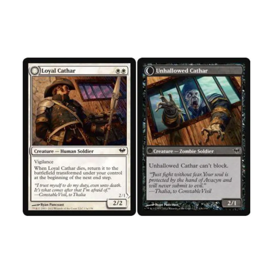 CCG Верный катар // Неосвященный катар (C), MTG - Dark Ascension
CCG Верный катар // Неосвященный катар (C), MTG - Dark Ascension