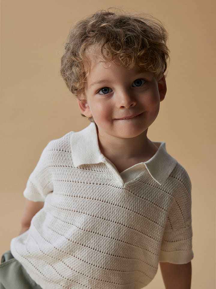 Рубашка-поло "Glivo" кремового цвета Lil Atelier
Рубашка-поло "Glivo" кремового цвета Lil Atelier