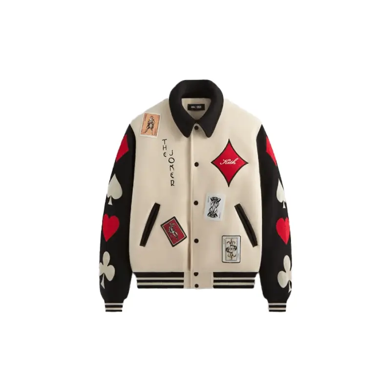 Бэтмен Джокер шерстяная куртка тренера KITH, черный
Бэтмен Джокер шерстяная куртка тренера KITH, черный