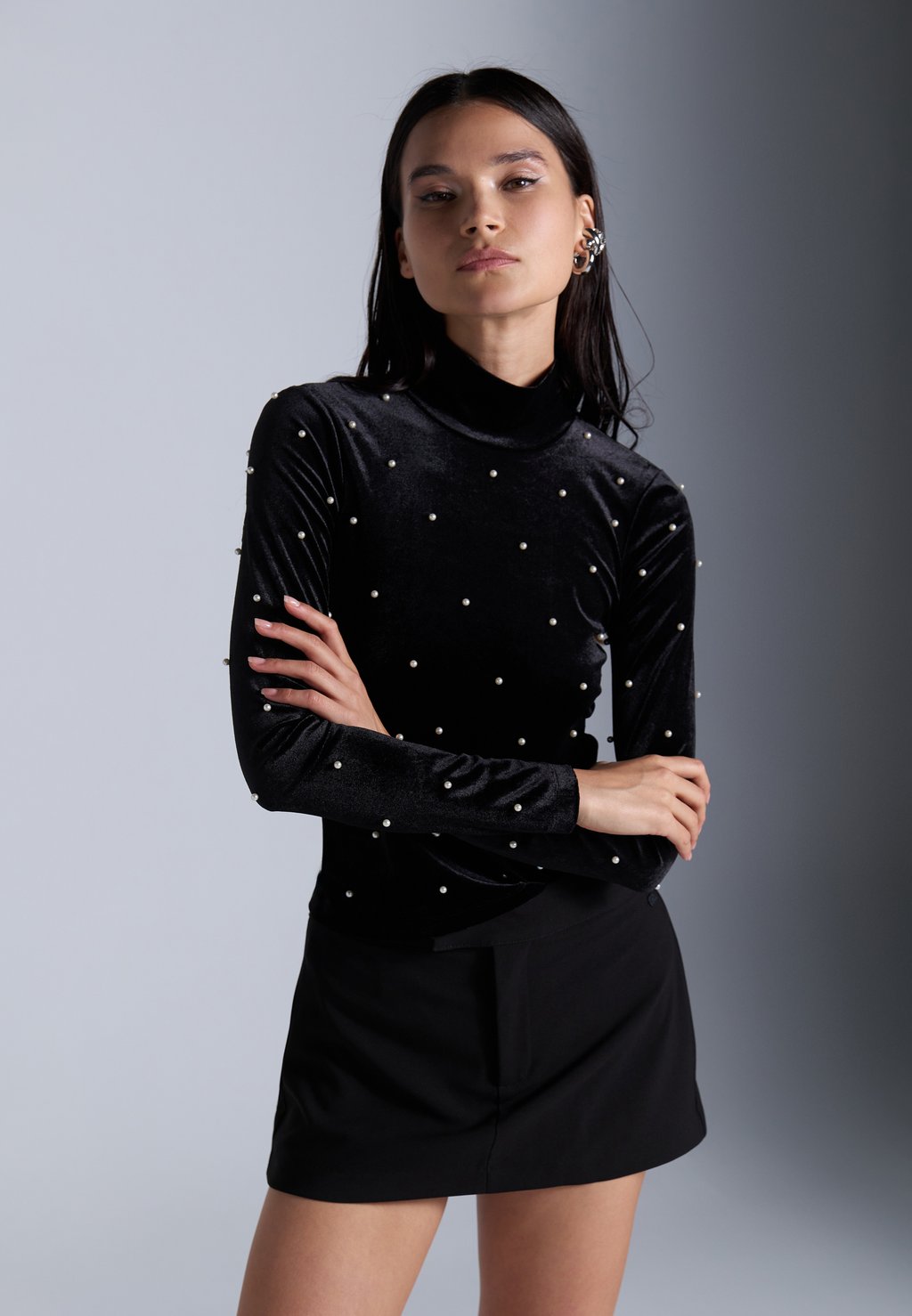 Топ с длинными рукавами Even&Odd, черный
Топ с длинными рукавами Even&Odd, черный