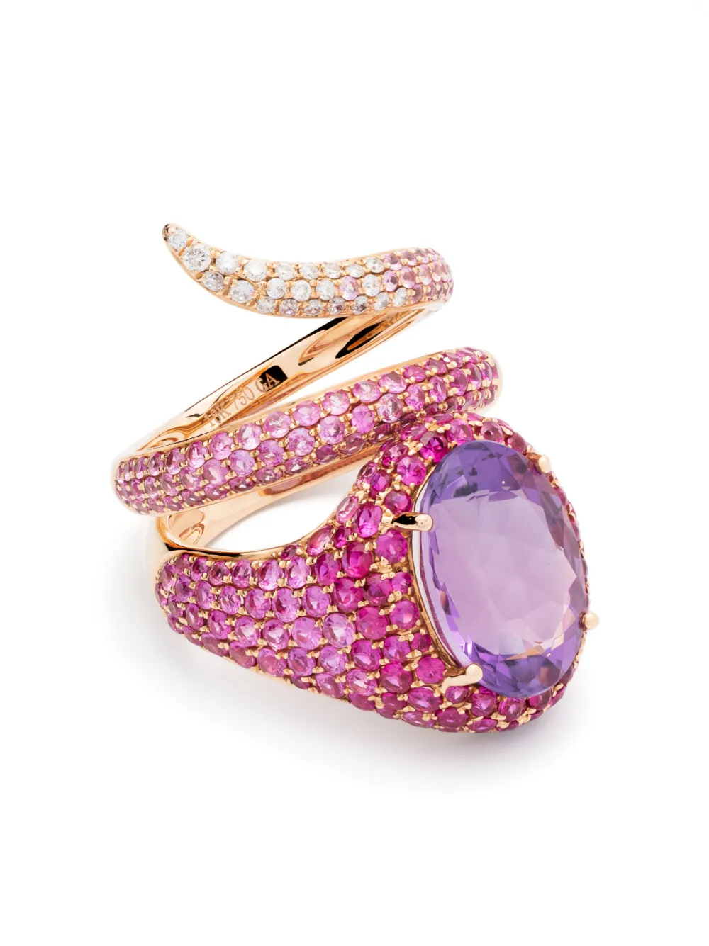 Кольцо из розового золота с камнями Stefere, золотой
Кольцо из розового золота с камнями Stefere, золотой