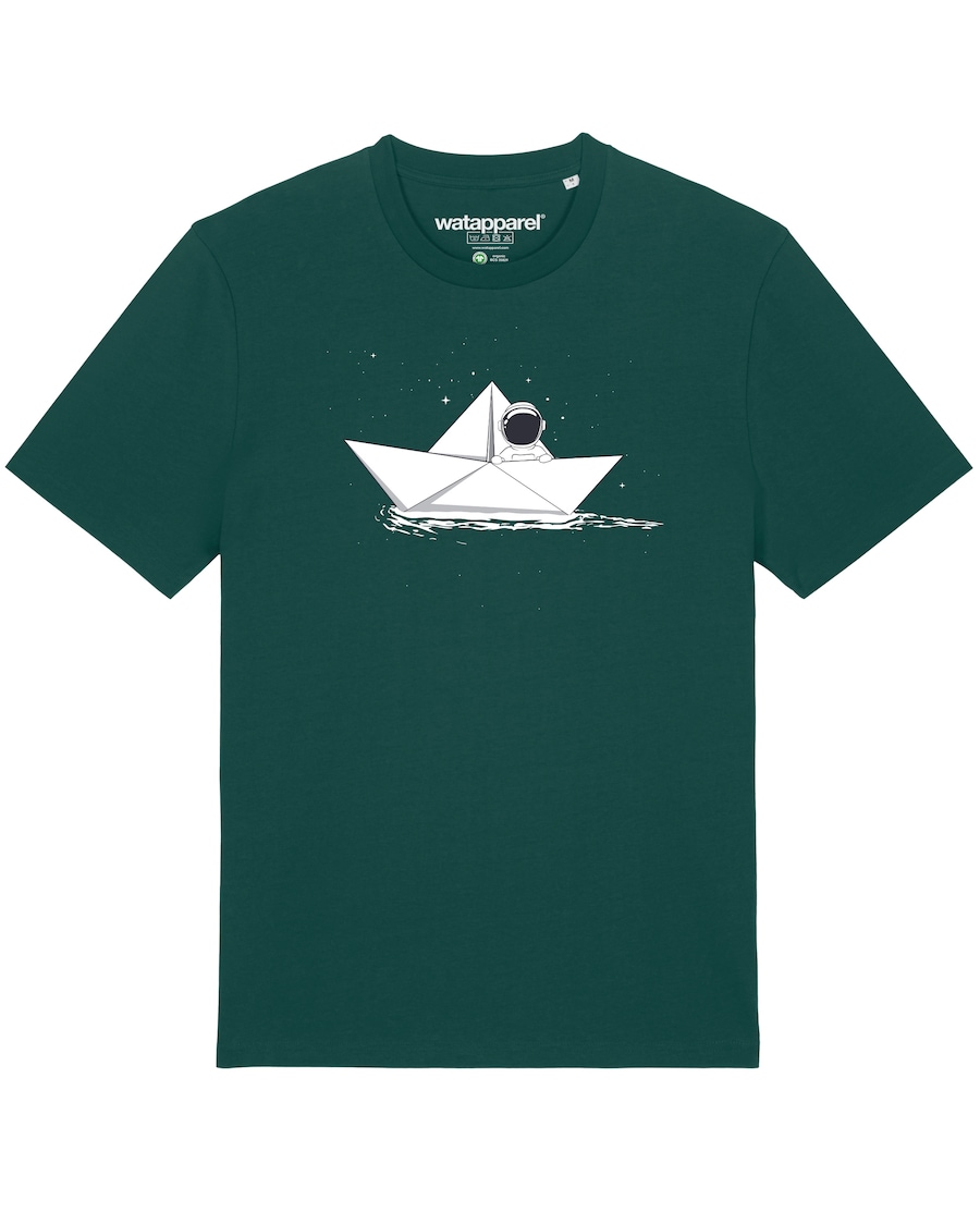 Рубашка Watapparel Astronaut in paper boat, темно-зеленый
Рубашка Watapparel Astronaut in paper boat, темно-зеленый