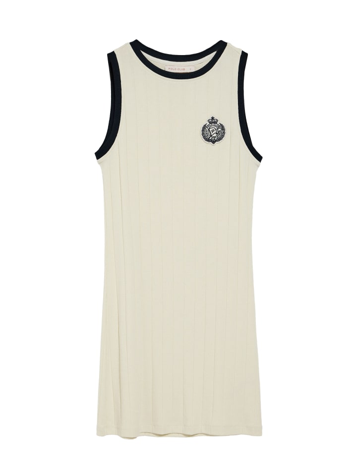 Платье до колена Polo Club, бежевый
Платье до колена Polo Club, бежевый