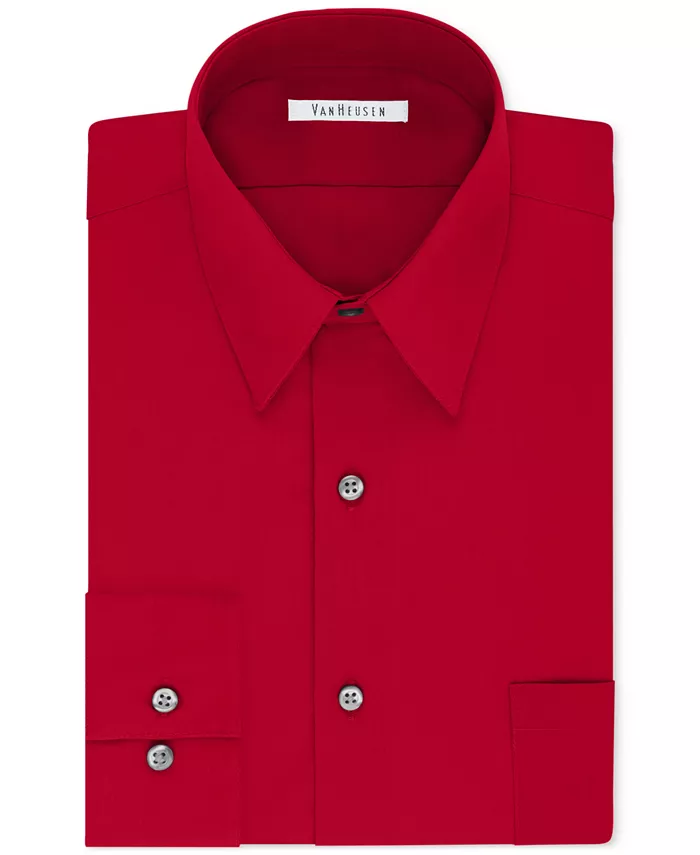 Мужская классическая/обычная рубашка из немнущегося поплина, больших размеров Van Heusen, красный
Мужская классическая/обычная рубашка из немнущегося поплина, больших размеров Van Heusen, красный