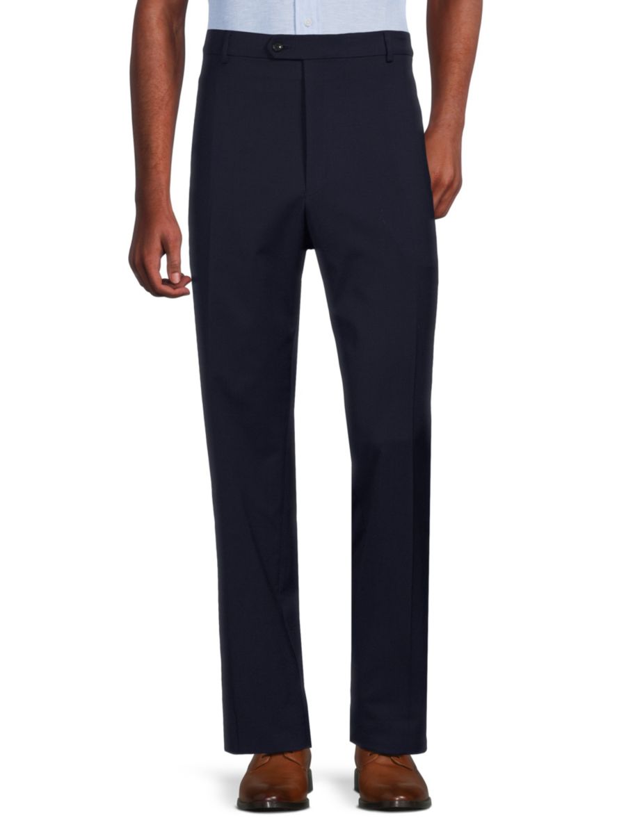 Брюки Modern-Fit из шерстяной смесовой саржи Tommy Hilfiger, темно-синий
Брюки Modern-Fit из шерстяной смесовой саржи Tommy Hilfiger, темно-синий