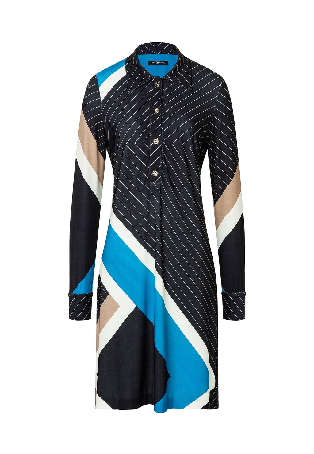 Платье-рубашка Ana Alcazar, черный
Платье-рубашка Ana Alcazar, черный