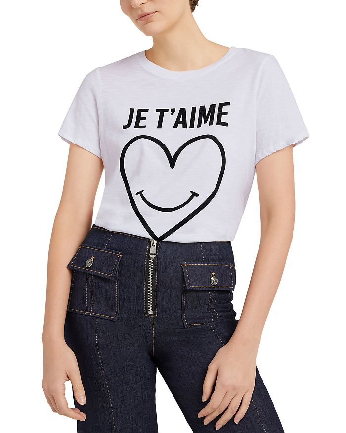 Футболка с принтом "Улыбающееся сердце" Cinq à Sept, белый
Футболка с принтом "Улыбающееся сердце" Cinq à Sept, белый