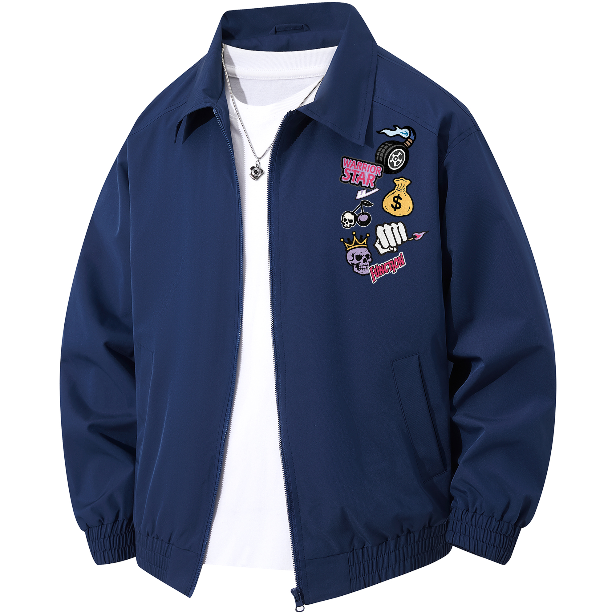 Куртка Unisex Lapel Moderate Hard Shell WARRIOR, темно-синий
Куртка Unisex Lapel Moderate Hard Shell WARRIOR, темно-синий