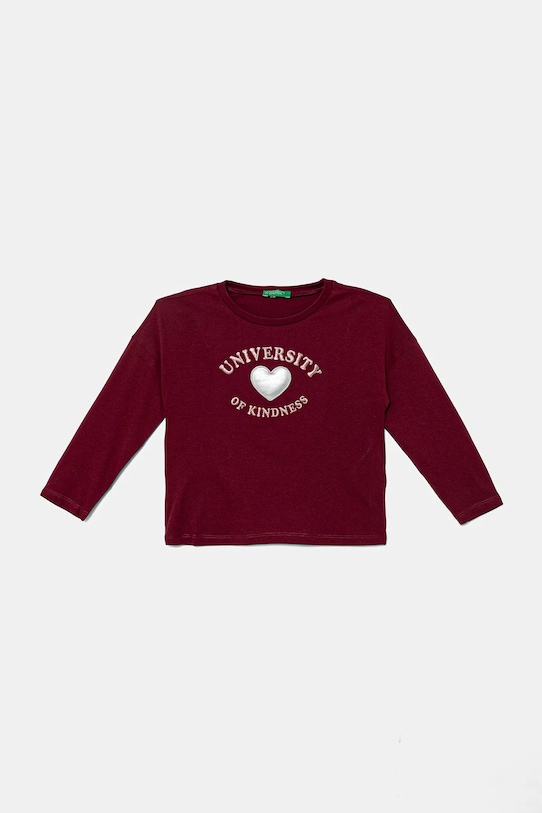 Детская хлопковая кофта с длинным рукавом United Colors Of Benetton, бордовый
Детская хлопковая кофта с длинным рукавом United Colors Of Benetton, бордовый