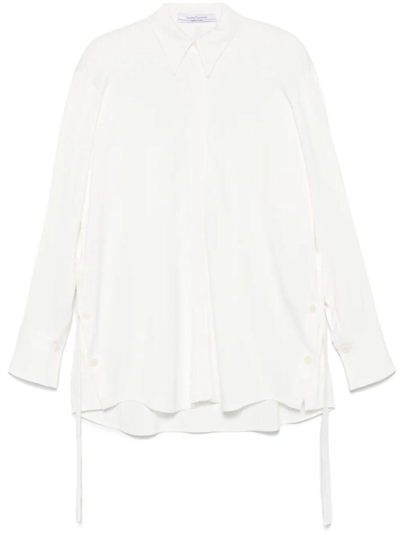 Рубашка на пуговицах Another Tomorrow, белый
Рубашка на пуговицах Another Tomorrow, белый