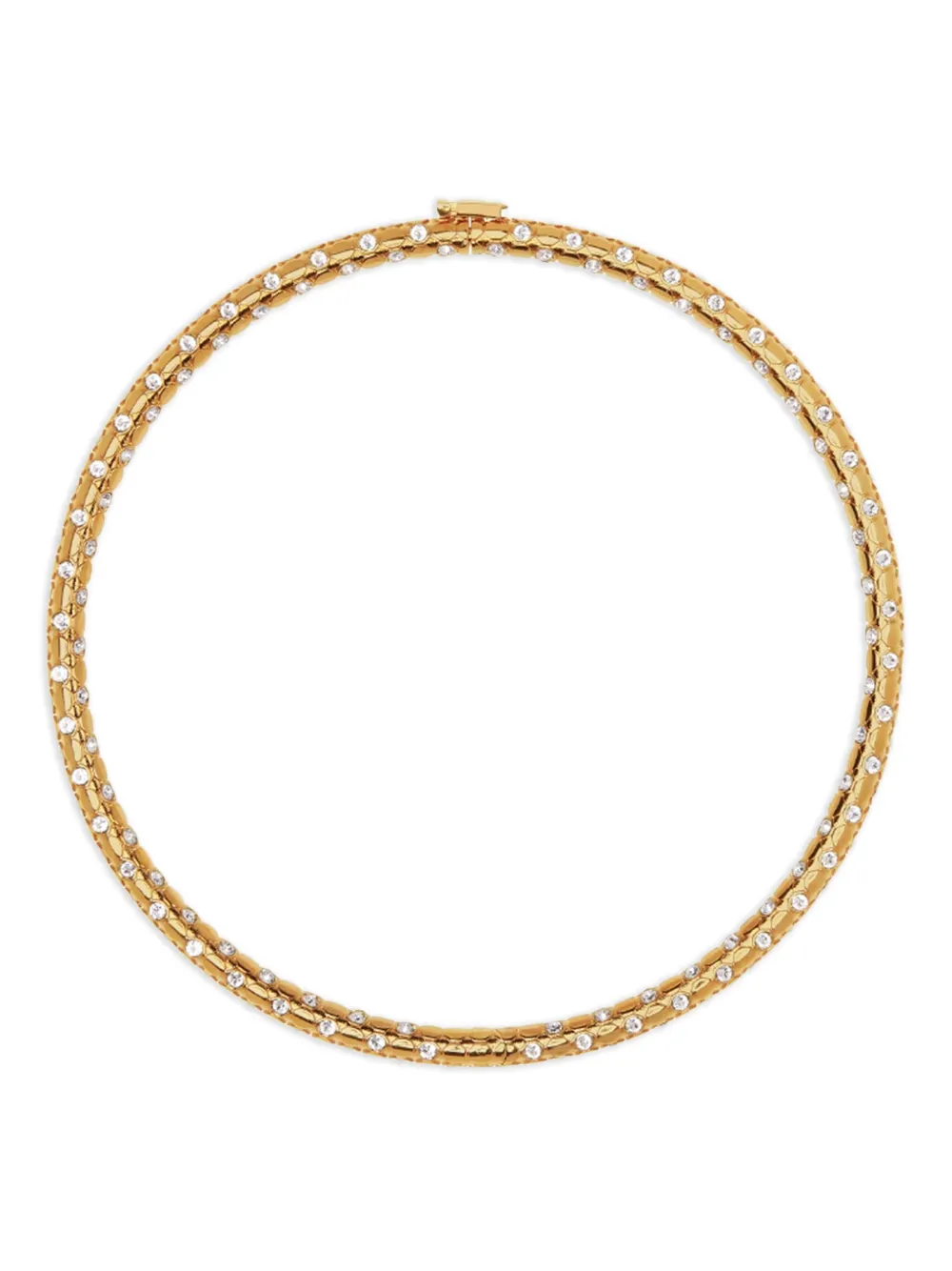 Ожерелье, украшенное кристаллами VERSACE, золотой