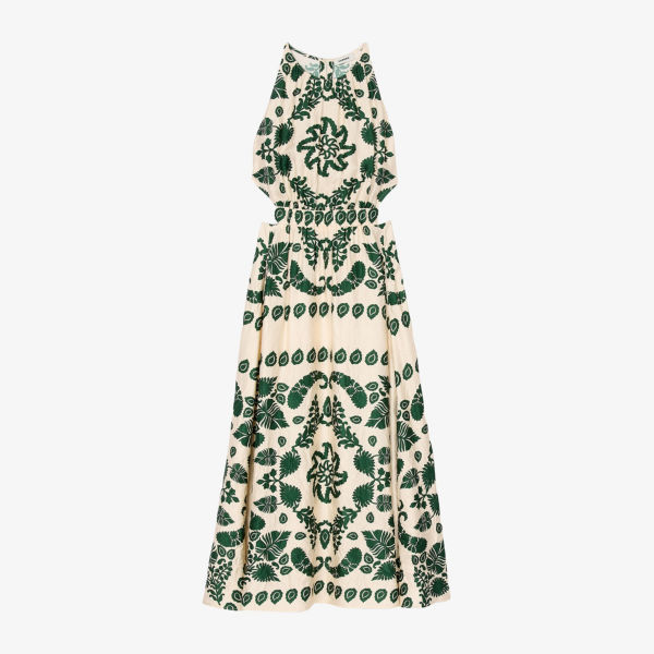 Платье Sandro Leaf-Print, бежевый / зеленый
Платье Sandro Leaf-Print, бежевый / зеленый