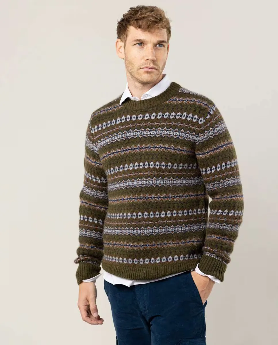 Мужской свитер с круглым вырезом Scotta 1985, цвет Kaki
Мужской свитер с круглым вырезом Scotta 1985, цвет Kaki